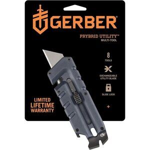 Gear Prybrid, Box Cutter Retractable Blade, Heavy Duty Utility Knife with Pry